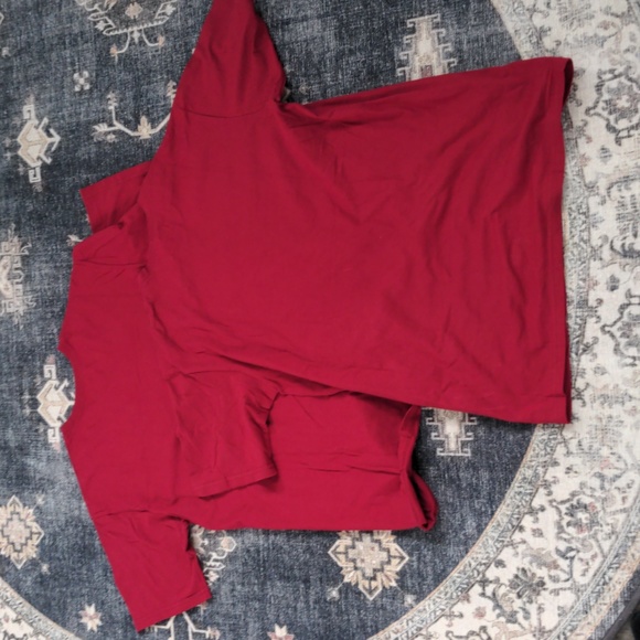bundle of 2 brick red medium short sleeve T-shirts - Picture 4 of 4
